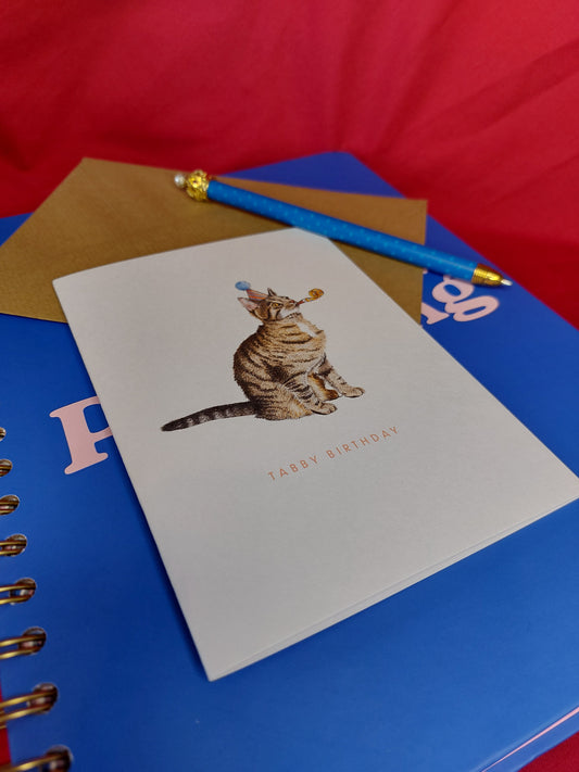Greeting Card | Tabby Birthday