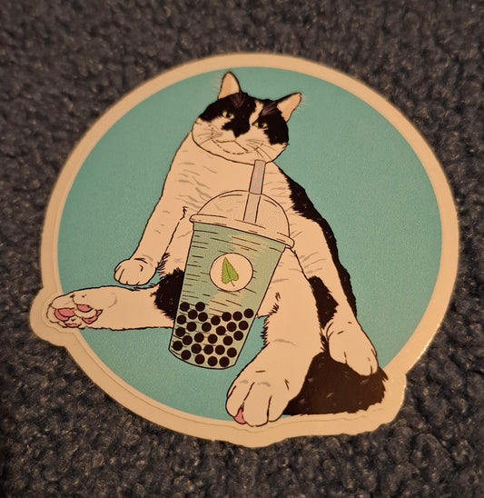 Sticker | Boba Cat