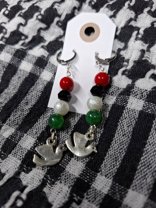 Peace Bead Earrings | PCRF