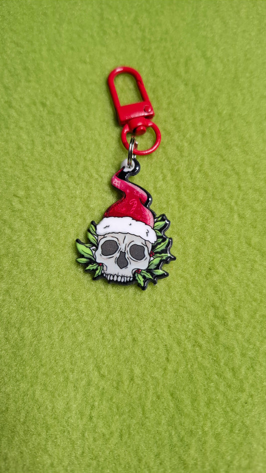 Collar Charm | Skele Santa